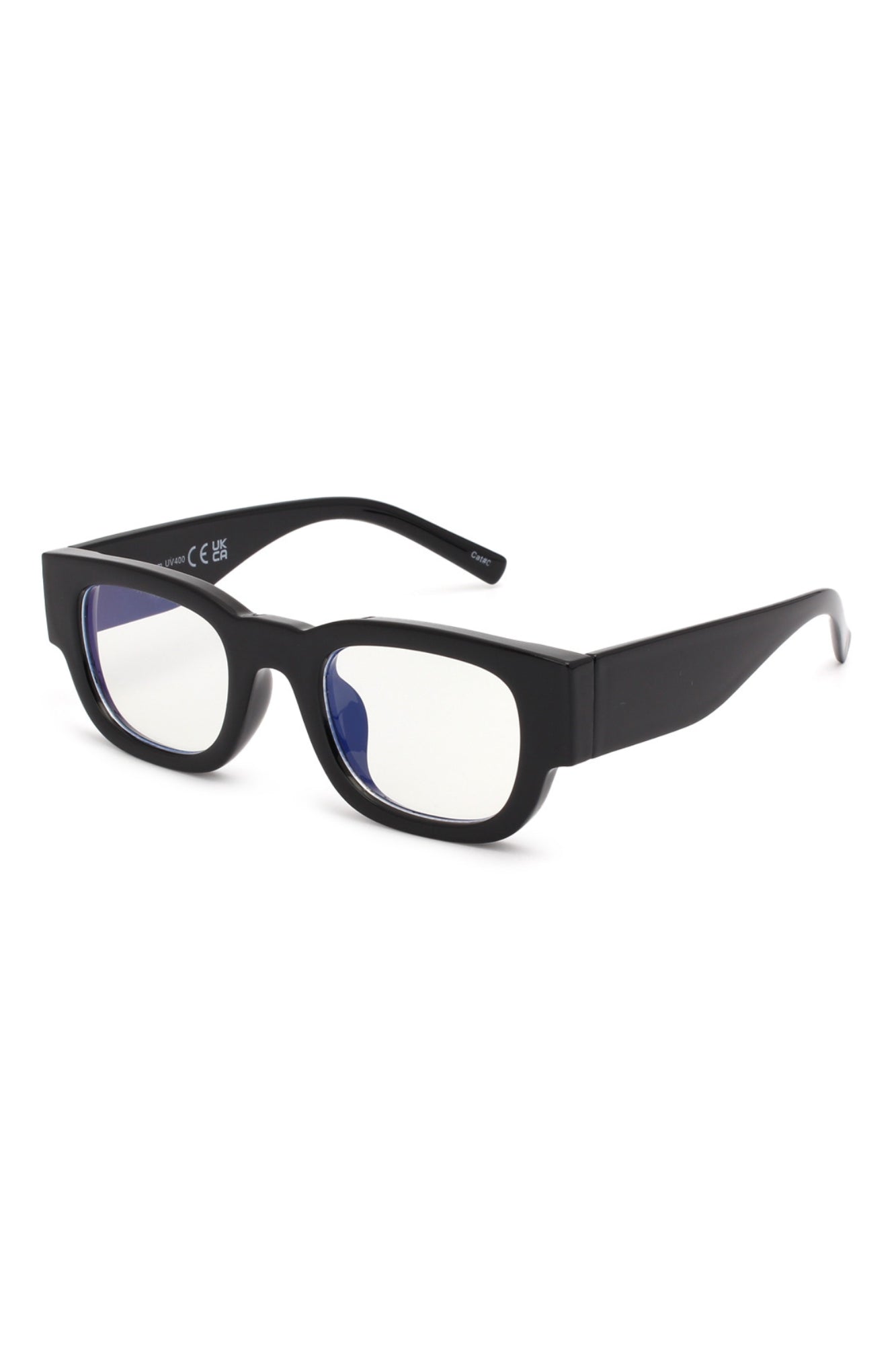 A sleek square blue light  frame