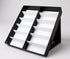 Fashionable sunglasses organizer with 12 compartments