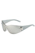 CYBER STAR Sunglasses – Trendy Shield Frames with Star Accent