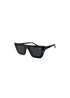LEGENDARY micro sunglasses with solid smoke lenses and shiny green marble frame, 100% UV protection