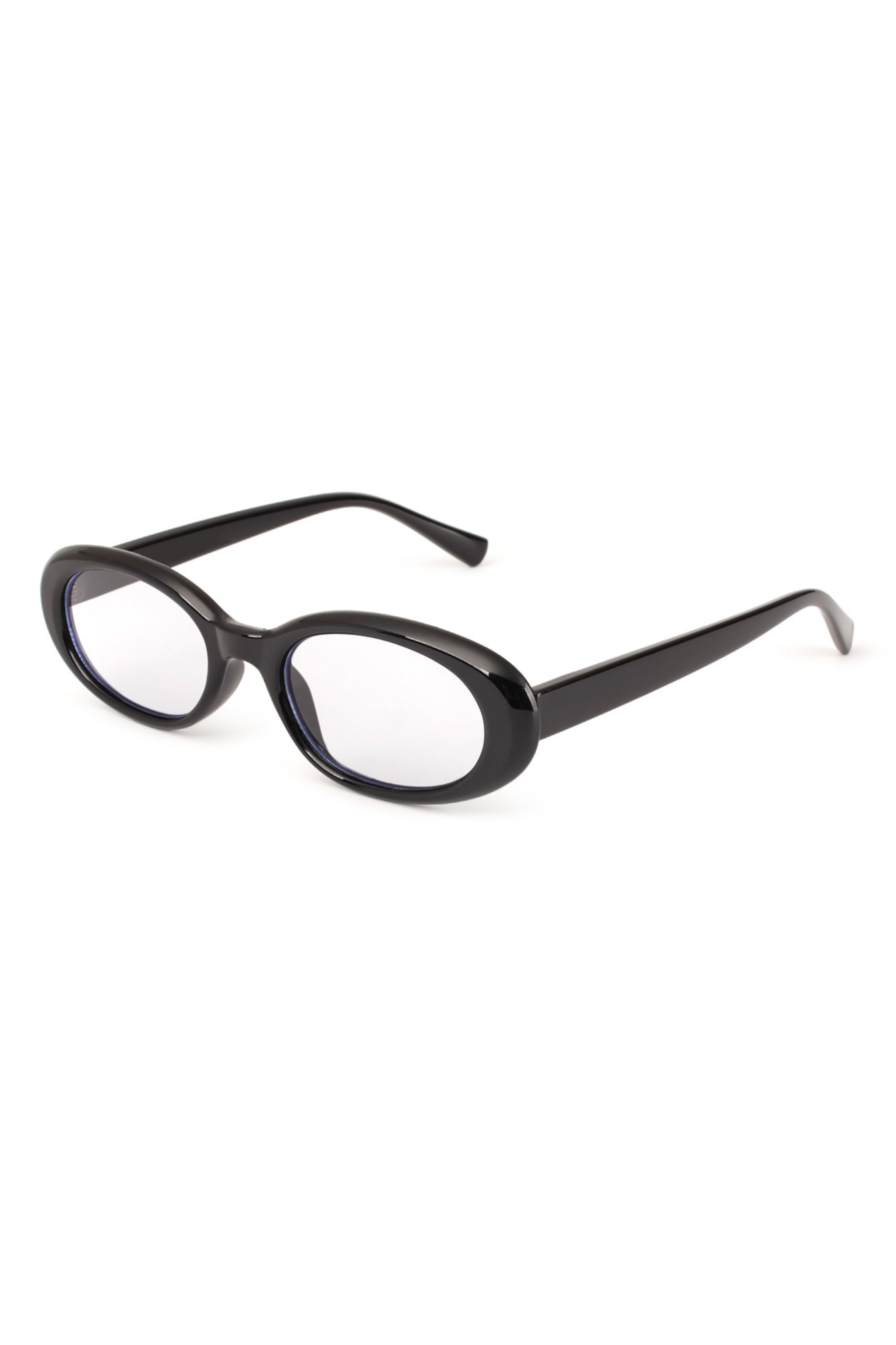 A clean black blue light frame