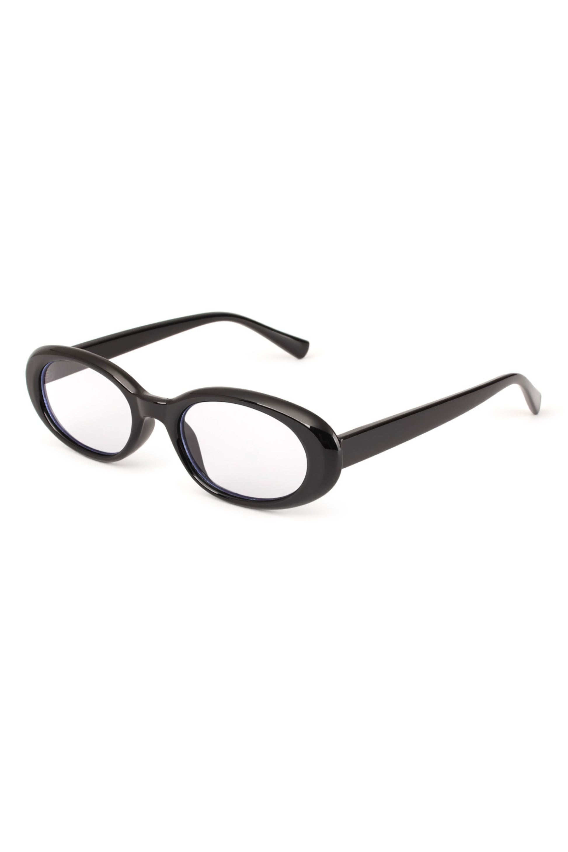 A clean black blue light frame
