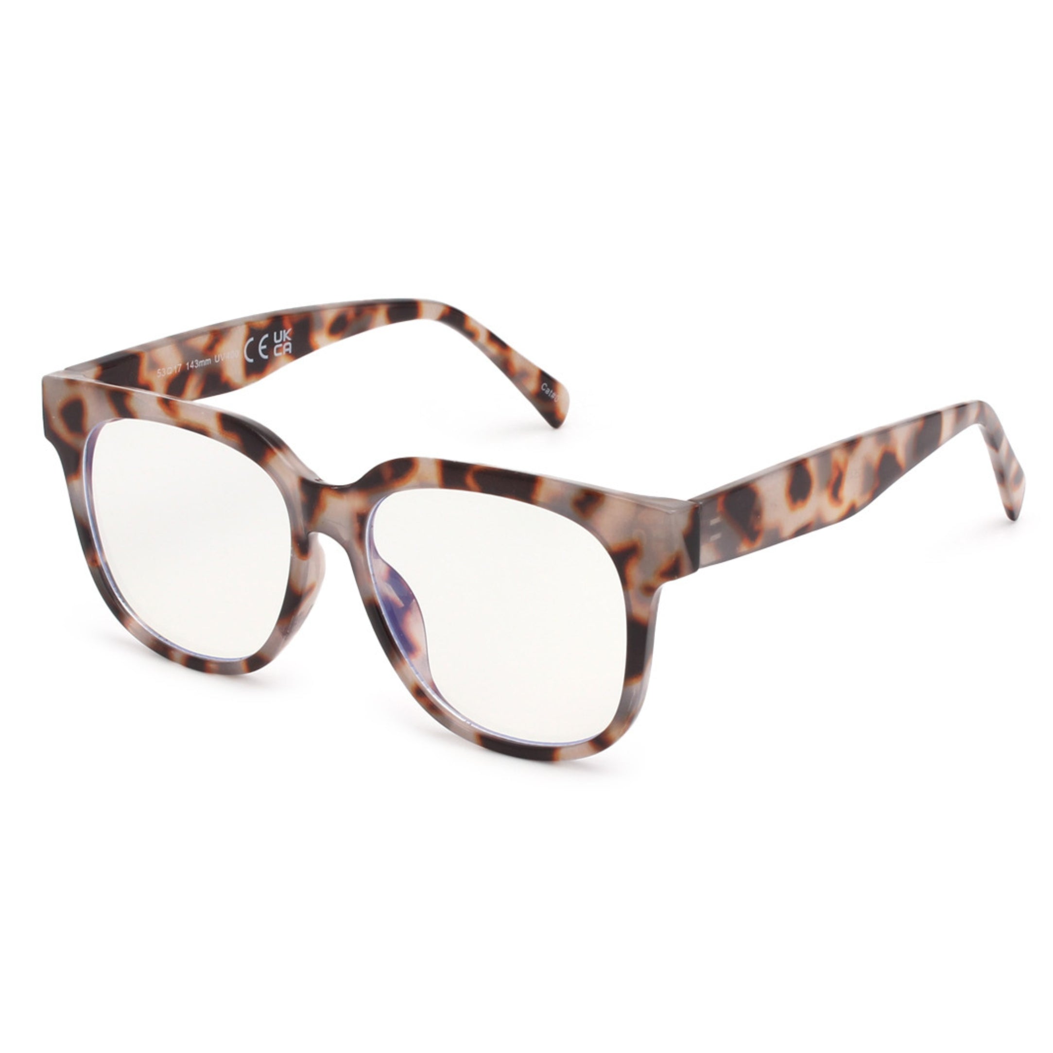 Modern square frame that blends everyday style with eye protection.