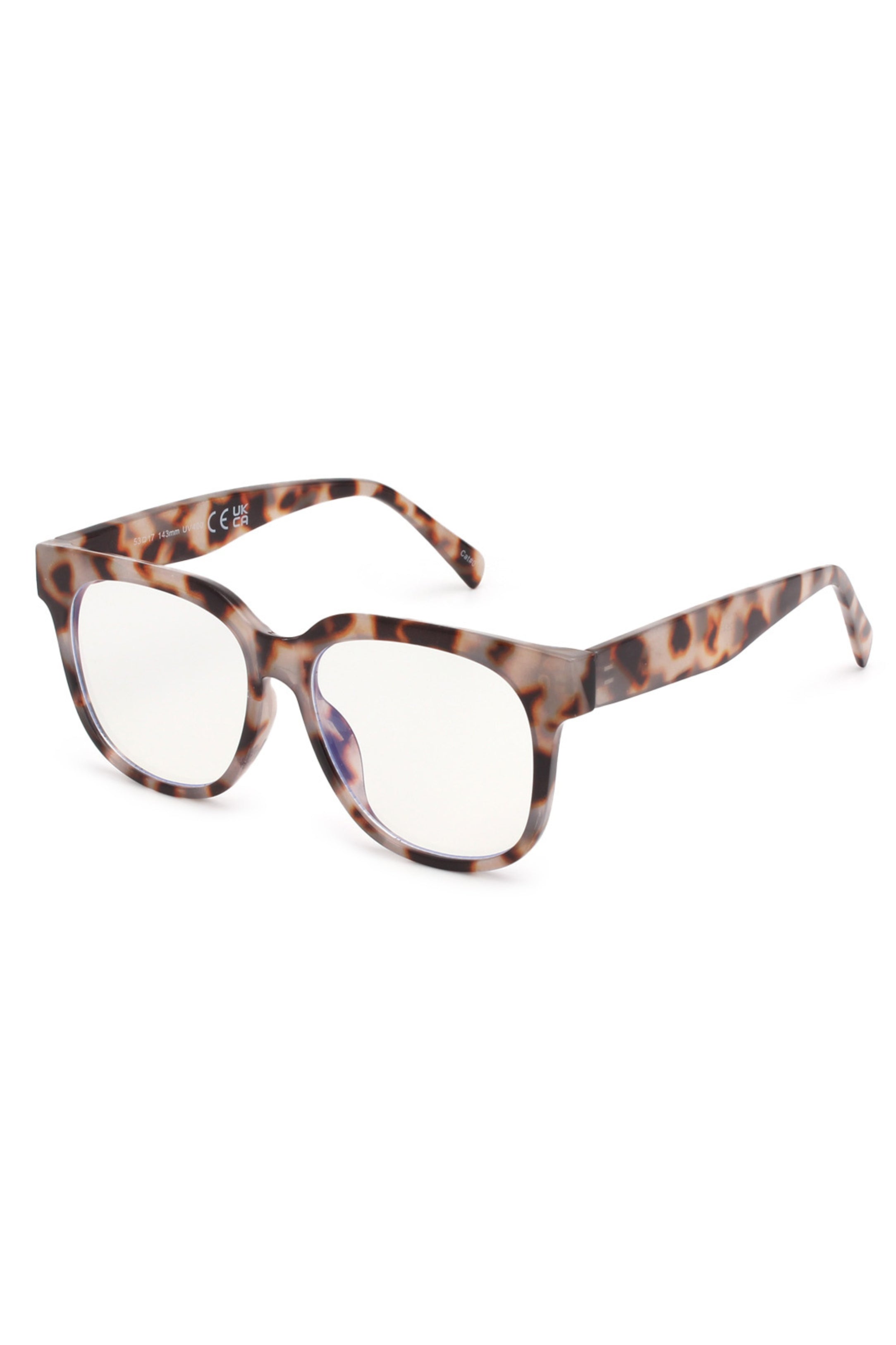Modern square frame that blends everyday style with eye protection.